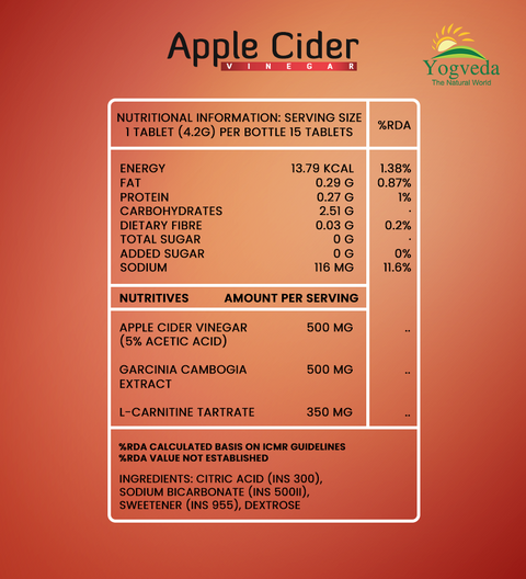 Apple Cider Vinegar Effervescent Tablets