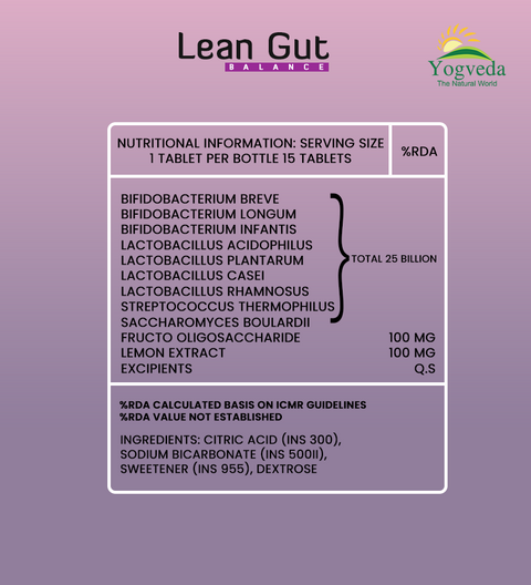 Lean Gut Balance Effervescent Tablets
